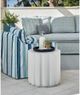 Universal Explore Home™ Coastal Living Outdoor Geneva Abaco White Side Table -1