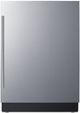 Summit® 24" 3.2 Cu. Ft. Stainless Steel Under the Counter Refrigerator Freezer-0