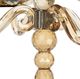 A & B Home Gold Clear Candle Holder-1