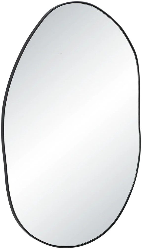 Renwil® Messini Matte Black Accent Mirror-2