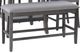 Powell® Senera 6-Piece Gray Counter Height Dining Set-2