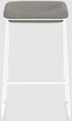 EQ3 Mackenzie Light Grey/White Bar Stool-1