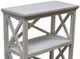 Million Dollar Rustic White Brace Bookcase-2