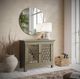 Jofran Inc. Isabella Champagne 38" Mirrored Accent Cabinet-1