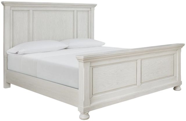 Signature Design by Ashley® Robbinsdale Antique White California King Panel Bed-1