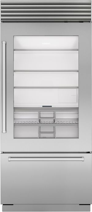 Sub-Zero Classic Series 36 in. 20.8 Cu. Ft. Stainless Steel Built-In Bottom Freezer Refrigerator