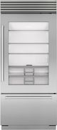 Sub-Zero® Classic Series 36" 20.8 Cu. Ft. Stainless Steel Built-In Bottom Freezer Refrigerator-0