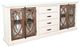 Sunny Designs™ Buckskin/Marble White 90" Media Console-0