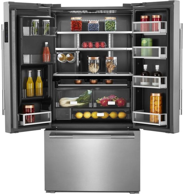 JennAir® RISE™ 36 in. 23.8 Cu. Ft. Stainless Steel Counter Depth French Door Refrigerator-2