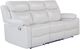 Global Furniture USA U6026 Blanche White Manual Reclining Sofa with LED-0