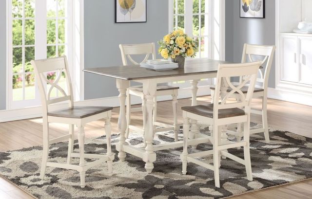Winners Only® Torrance Gray/White Bar Stool-1