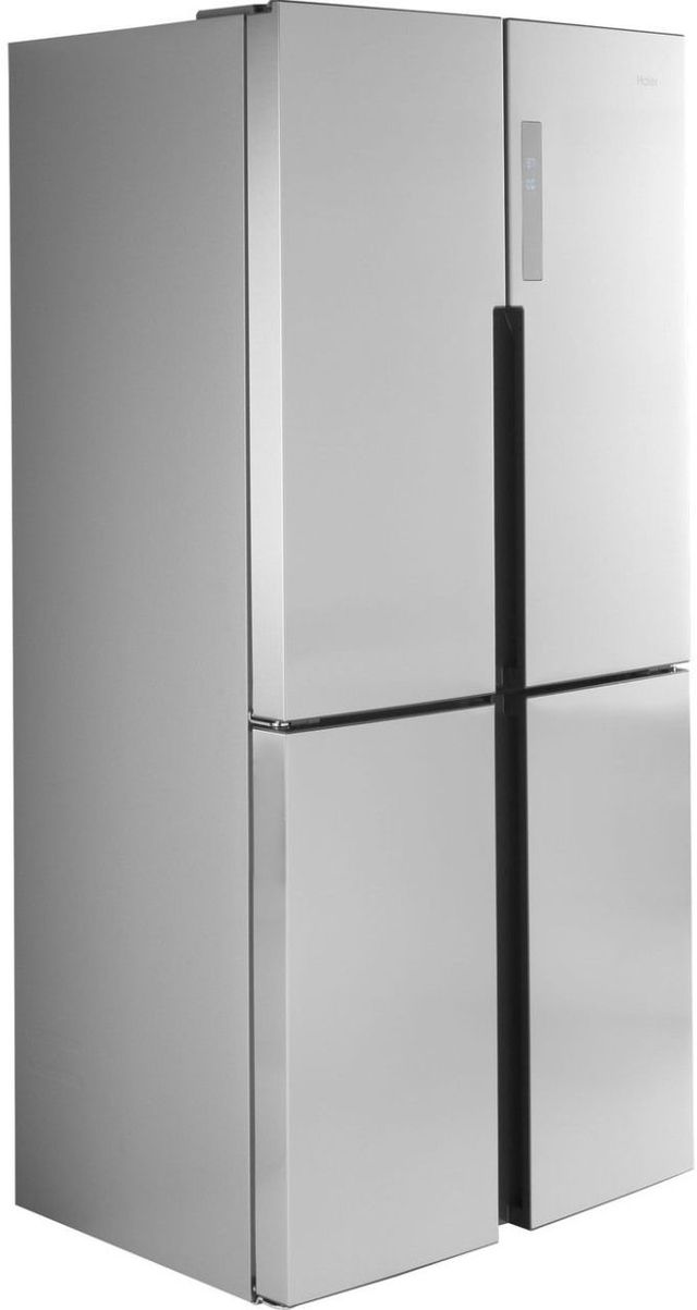 Haier 33" 16.4 Cu. Ft. Fingerprint Resistant Stainless Steel Counter Depth Bottom Freezer Refrigerator-2