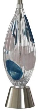 StyleCraft Zaylee Silver Table Lamp-2