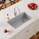 Elkay Quartz Classic® Greystone 33'' Single Bowl Undermount Sink-2