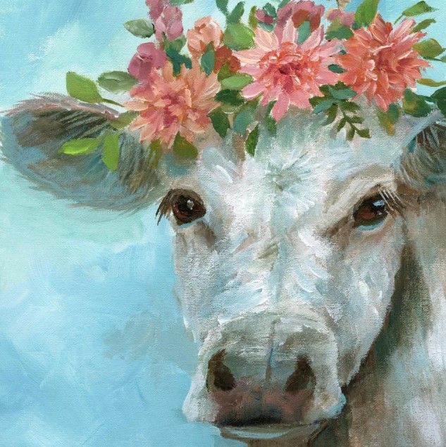 Classy Art Happy Bessie by Nan Wall Art-0