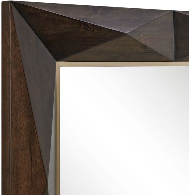 Uttermost® Diamond In The Rough Dark Walnut Mirror-4
