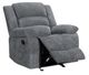 Mazin Furniture Zenthia Gray Manual Rocker Reclining Chair-2