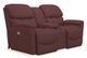 La-Z-Boy® Kipling Burgundy Power Reclining Loveseat with Headrest and Console-1