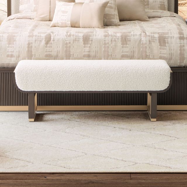 Michael Amini® West Kensington Medium Espresso Accent Bench-1