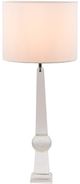 A & B Home White Obelisk Table Lamp-2