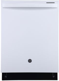 GE® 24" White Built In Dishwasher
