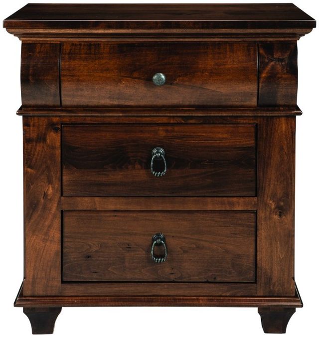 Mavin Customizable Bartlett's Island 3-Drawer Nightstand-2