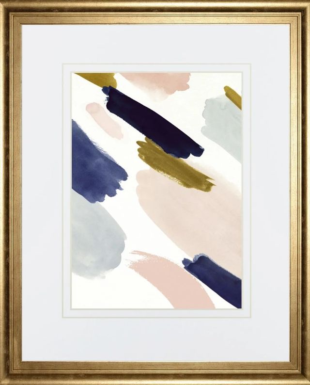 Classy Art Brushmarks II By Victoria Borges Wall Art-0