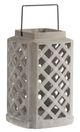 A & B Home Gray 18" Cement Lantern-0