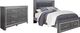 Signature Design by Ashley® Lodanna 2-Piece Gray Queen Panel Bed Set-0