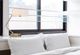 Cal® Lighting & Accessories Brushed Steel/White Desk Lamp-4