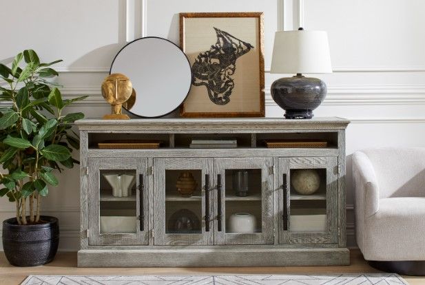 aspenhome® Manchester Smokey White 73" Media Console-1