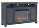 Legends Home Americana Corduroy Blue/Whiskey 66" Fireplace Console-0