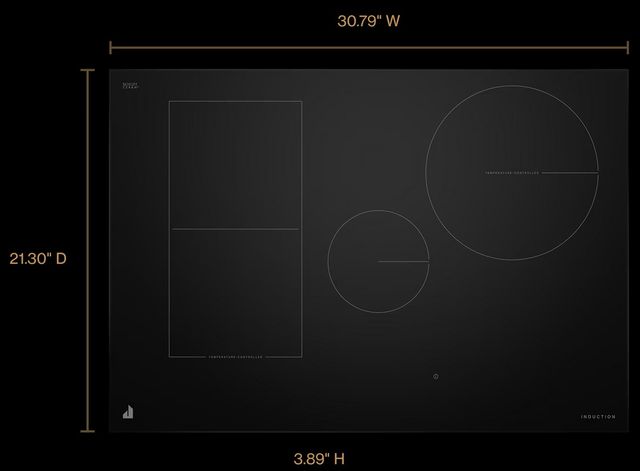 JennAir® Oblivion 30" Black Smart Induction Cooktop with Temperature-Controlled Cooking-3