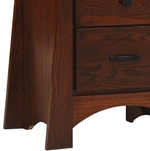 Wolfcraft Furniture Unity Brown Narrow Nightstand-1