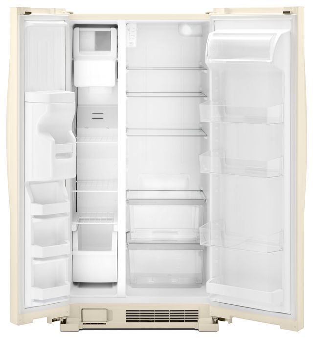 Whirlpool® 36 in. 24.6 Cu. Ft. Biscuit On Biscuit Side-By-Side Refrigerator-2