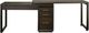 Riverside Furniture Prelude Umber Swivel Lift-Top L-Desk-2