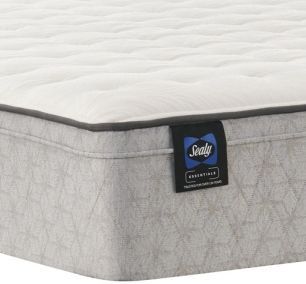 Sealy® Essentials™ Deaton II 12" Innerspring Soft Faux Euro Top Split California King Mattress, Includes 2 Pieces-2