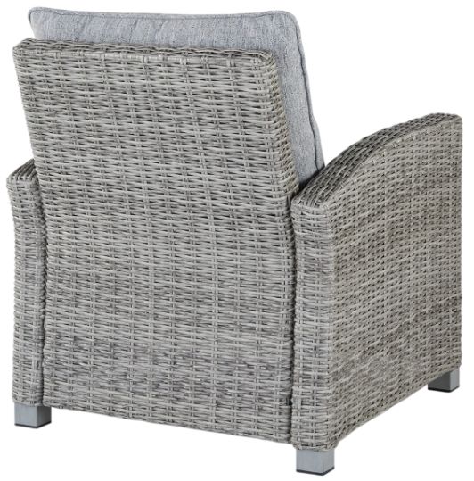 Signature Design by Ashley® Naples Beach Light Gray Fabric/Resin Outdoor Lounge Chair-3