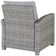 Signature Design by Ashley® Naples Beach Light Gray Fabric/Resin Outdoor Lounge Chair-3
