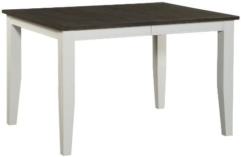 American Wholesale Furniture 7-Piece Gray Dining Set with White Base-2