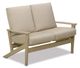 Telescope Casual Wexler Cushion Chat Height Loveseat with MGP Arms-0