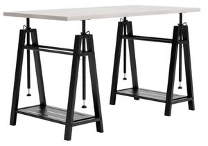 Signature Design by Ashley® Bayflynn Black/White Adjustable Height Home Office Desk