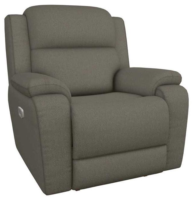 La-Z-Boy® Dorian Smoke Power Rocking Recliner with Headrest and Lumbar-0