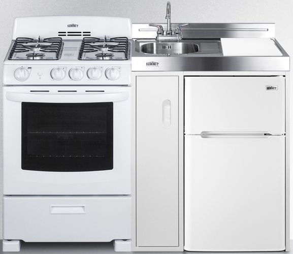Summit® 54" White All-In-One Kitchenette-1