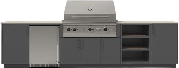 Urban Bonfire® Taïga 42 141" Anthracite Outdoor Kitchen-0