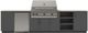 Urban Bonfire® Taïga 42 141" Anthracite Outdoor Kitchen-0