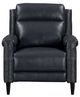 Liberty Furniture Rawling York Navy Leather Manual Pushback Recliner-2