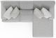 Jackson Furniture Logan 2-Piece Gray Right-Arm Facing Loveseat Sectional and Chaise-4