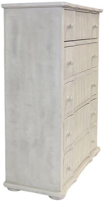 Stylecraft Arena White Wash Drawer Chest-2