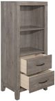 Homelegance® Woodrow Brownish Gray Pier/Tower Nightstand-3